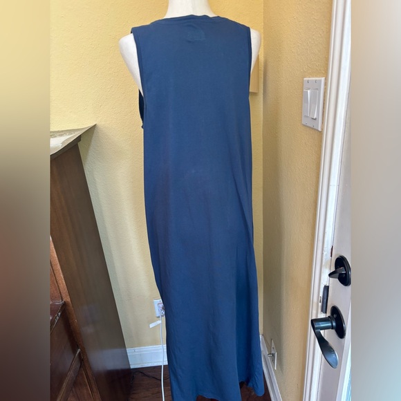 Pact Sleeveless Midi Dress in Deep Blue. Large. 100% organic cotton - Picture 6 of 11
